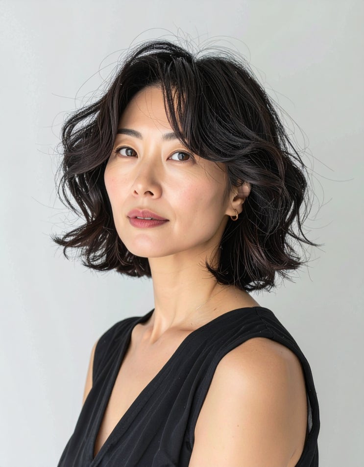  동안 헤어스타일 완성! 40대 여성에게 어울리는 레이어드 컷 추천