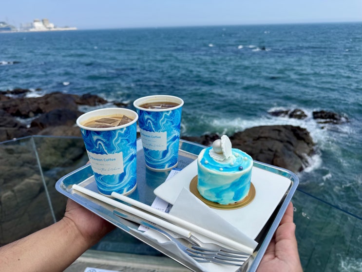 부산 기장 웨이브온 커피｜오션뷰 카페 끝판왕, 야외석 후기