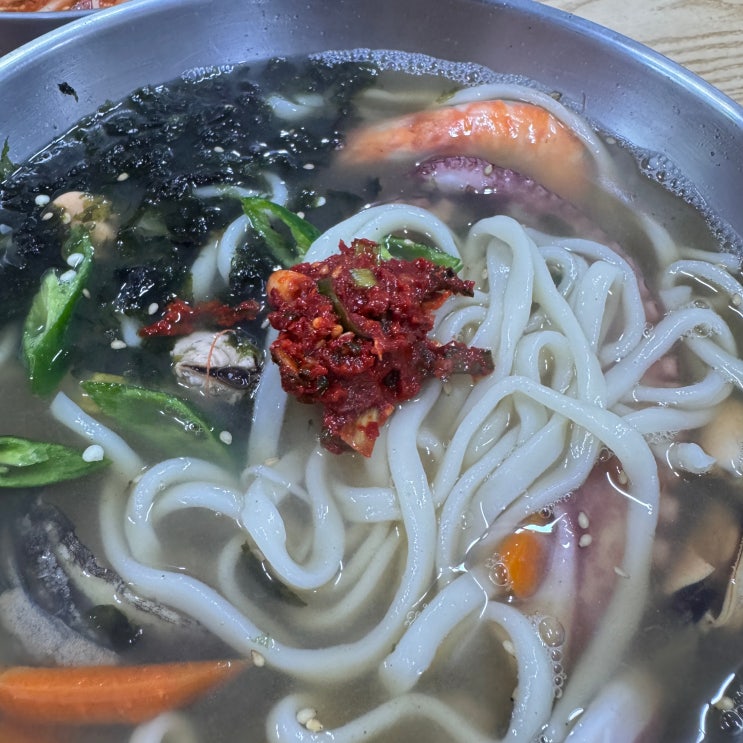  협재 해수욕장 근처 도밋 맛집 협재칼국수