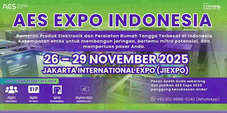  AES Appliance & Electronics Show Indonesia 2025 자카르타 가전·전자 박람회
