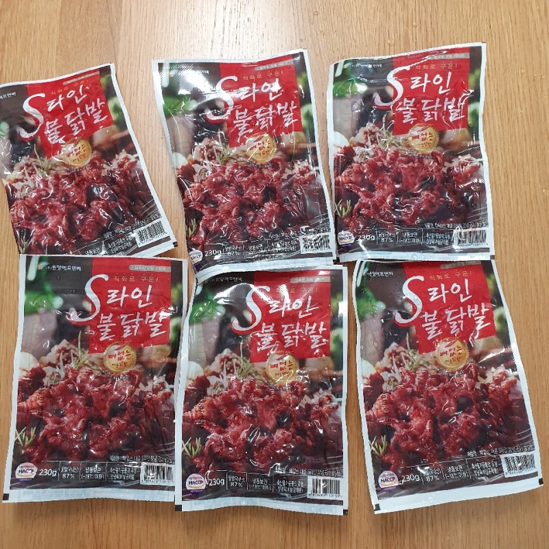 원앙에프엔비 뼈없는 순한 S라인 불닭발 맛있고 행복한 순간들