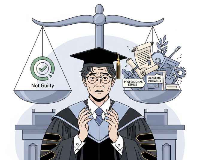  성희롱 교수 징계, 형사재판 '무죄'라도 해임은 정당