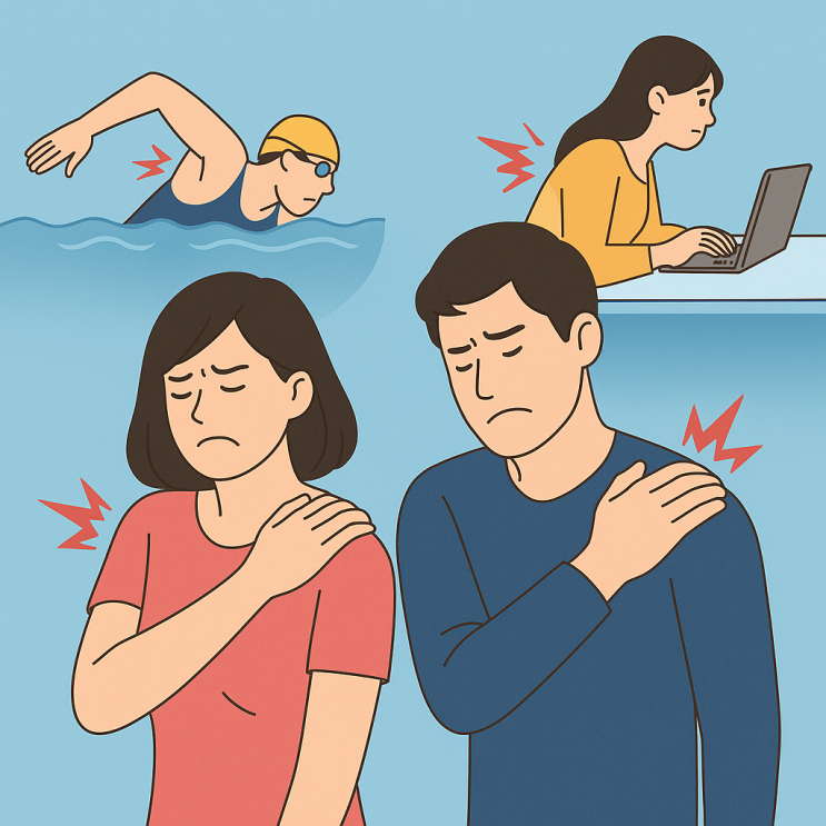  부산 오십견, 해운대 어깨통증이 목까지 올라올 때 놓치기 쉬운 원인과 관리