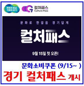  경기도 문화소비쿠폰 (ft. 컬처패스) : 당첨자선정기준, 신청시간, 유효기간, 연간한도, cgv, 티켓링크, 여기어때