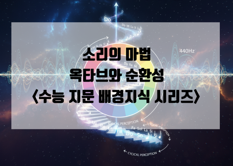 [수능 비문학] 예술 2. 소리의 마법: 옥타브와 순환성 <수능 지문 배경지식 시리즈>