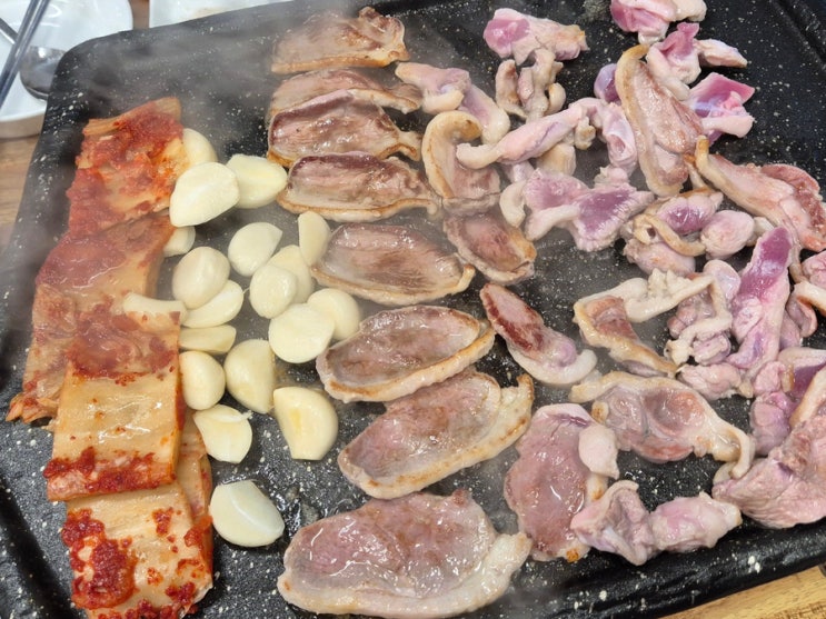  용인수지 오리고기 맛집 느티나무 생오리구이 신선한 오리로 몸보신
