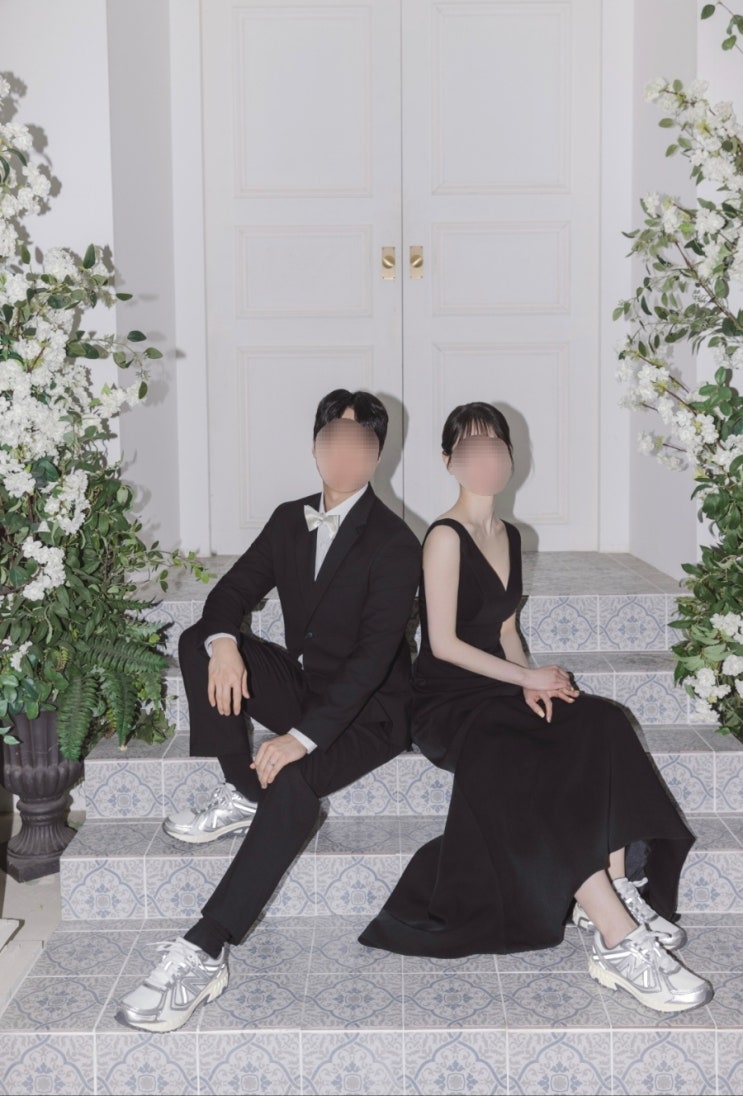  메종클로이 웨딩촬영 당일 드레스 후기- 검정드레스 (추가금X)