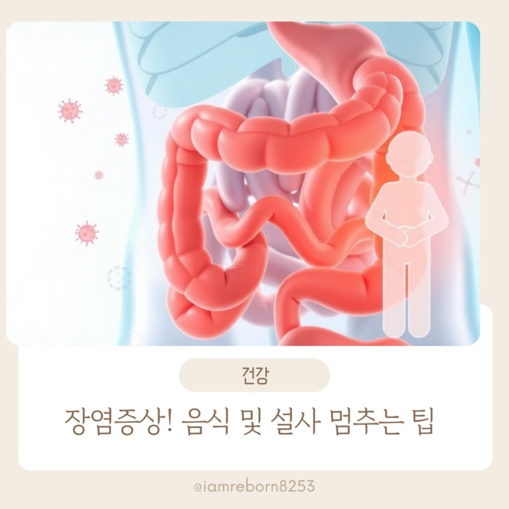  장염·장염에 좋은 음식·설사멈추는법 한 번에 끝내기