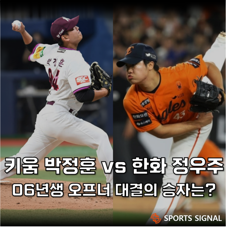 vs <b>정우주</b>, 06년생 신인 맞대결!, (9월 15일 키움 vs <b>한화</b>)