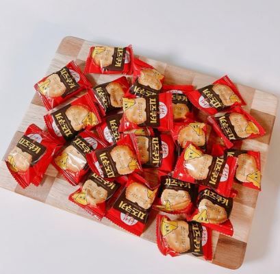 한입 치즈쿠키 1kg  대용량 개별포장 치즈과자, 사무실·스터디카페 간식 추천