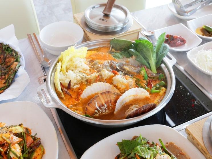  석모도 맛집 수준높은 한식요리 갯바다해물샤브칼국수
