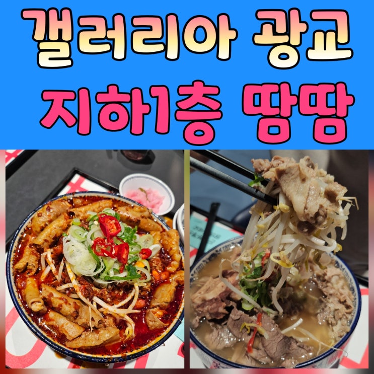  광교 갤러리아 맛집, 땀땀 갤러리아 광교점에서 즐긴 든든한 보양 쌀국수