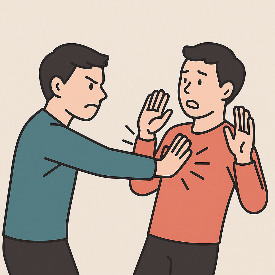 [울산 변호사] 폭행죄, 꼭 때려야만 성립할까? 유형력 행사 사례 정리