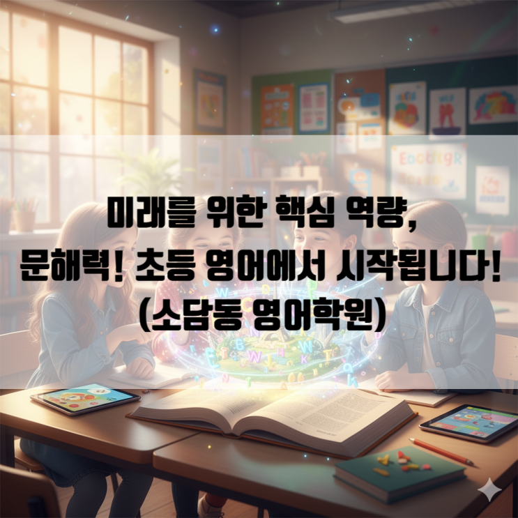   미래를 위한 핵심 역량, 문해력! 초등 영어에서 시작됩니다! (소담동 영어학원)