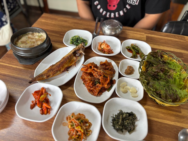  충주 월악산 송계계곡 근처 점심 추천 백반 맛집 시골밥상 약수터집