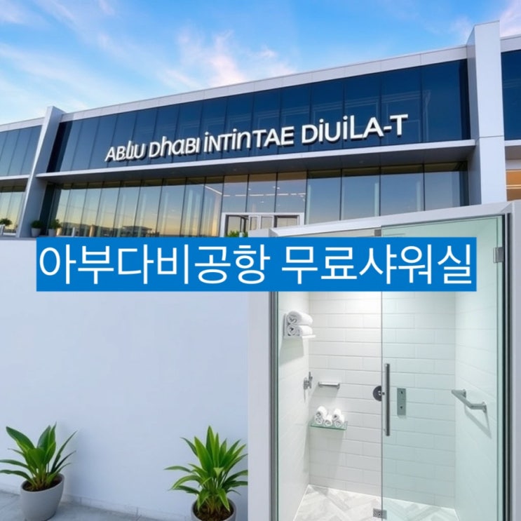  아부다비공항 자이드공항에서 무료샤워하기! 샤워실위치 및 꼭 필요한 필수준비물까지 총정리