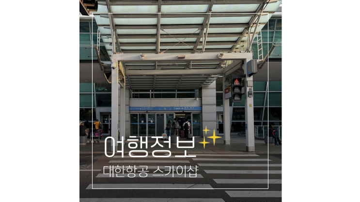  대한항공 기내면세점 스카이샵 쇼핑꿀팁 및 해외여행 선물 체크리스트