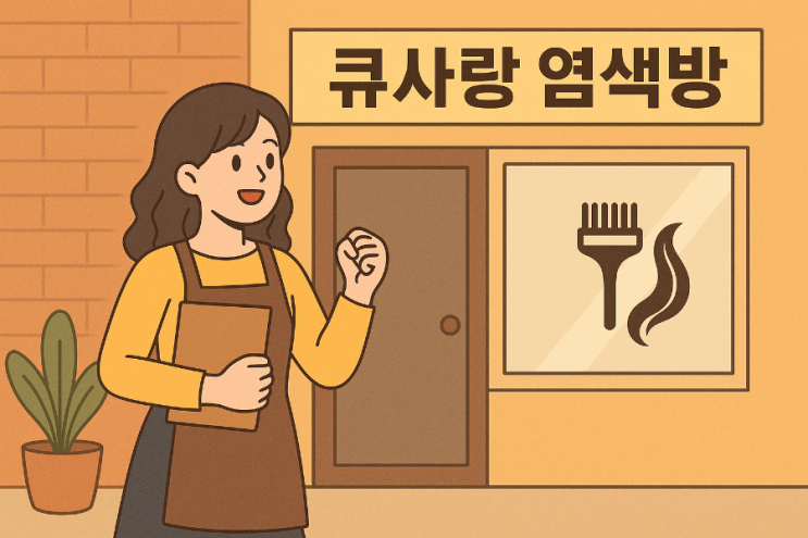  기존 미용실에 큐사랑 염색방 샵앤샵, 왜 필요할까요?