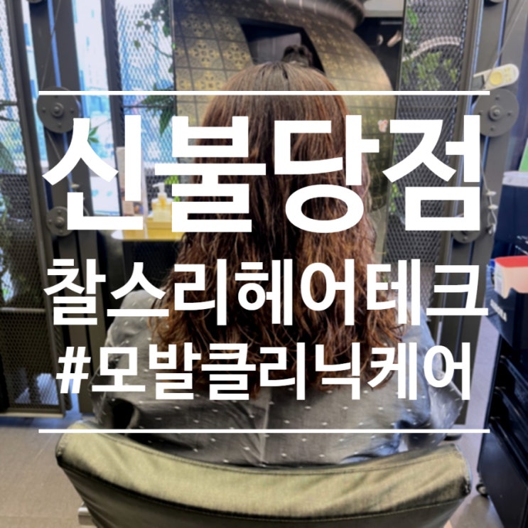  천안 불당동 헤어샵) 손상모 모발케어하러 찰스리헤어테크 신불당점