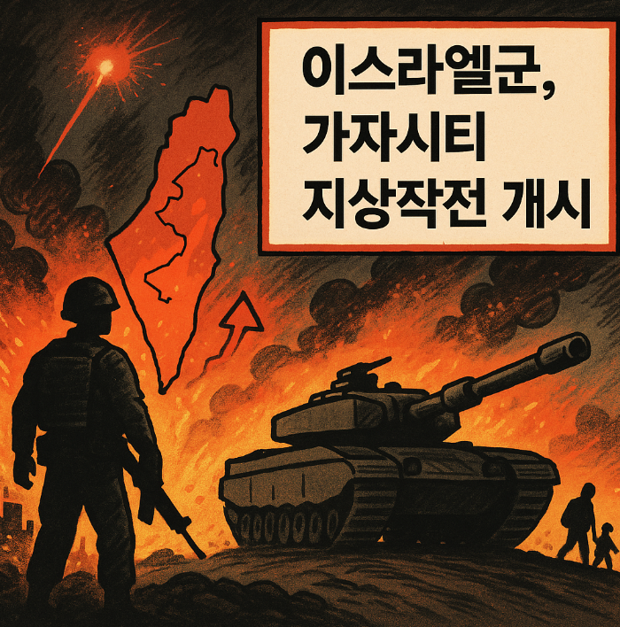 <b>이스라엘 가자시티</b> 지상작전 개시 , 전쟁의 한가운데로