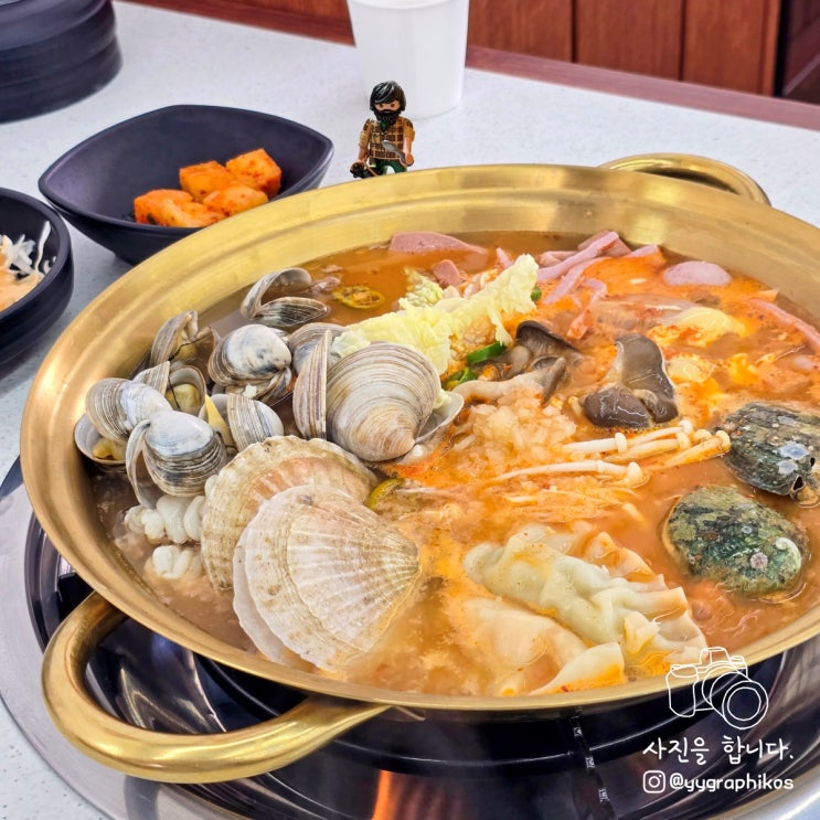  [경기도 안산시 대부북동] 서울 근교 대부도 여행 한식 맛집, 밥집 - 황금로부대전골