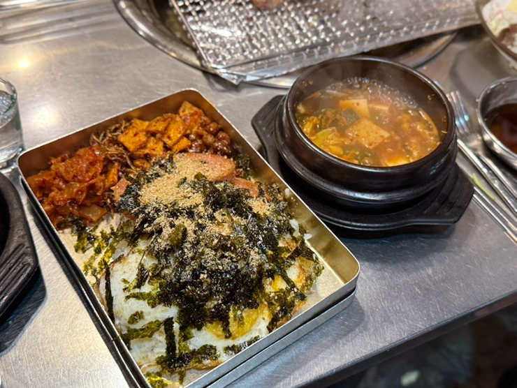  내돈내산 화원 맛집 추천 마늘 듬뿍 소갈비살 불대포