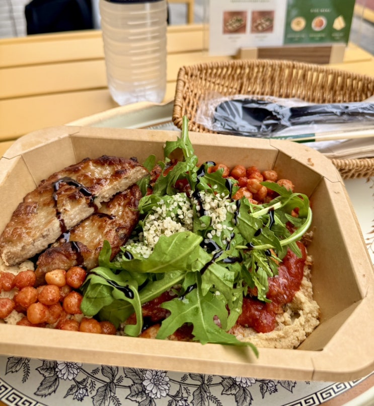  강남구청 다이어트도시락 리틀케어레시피 저속노화 혈당관리식단 두부김밥 비건맛집