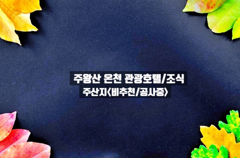 청송여행1박2일 숙소 조식 주왕산온천관광호텔 주산지 카페 주차장