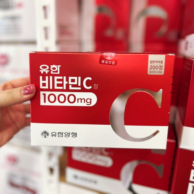 유한 비타민C 1000mg 약국 가격(온누리상품권), 메가도스 효능