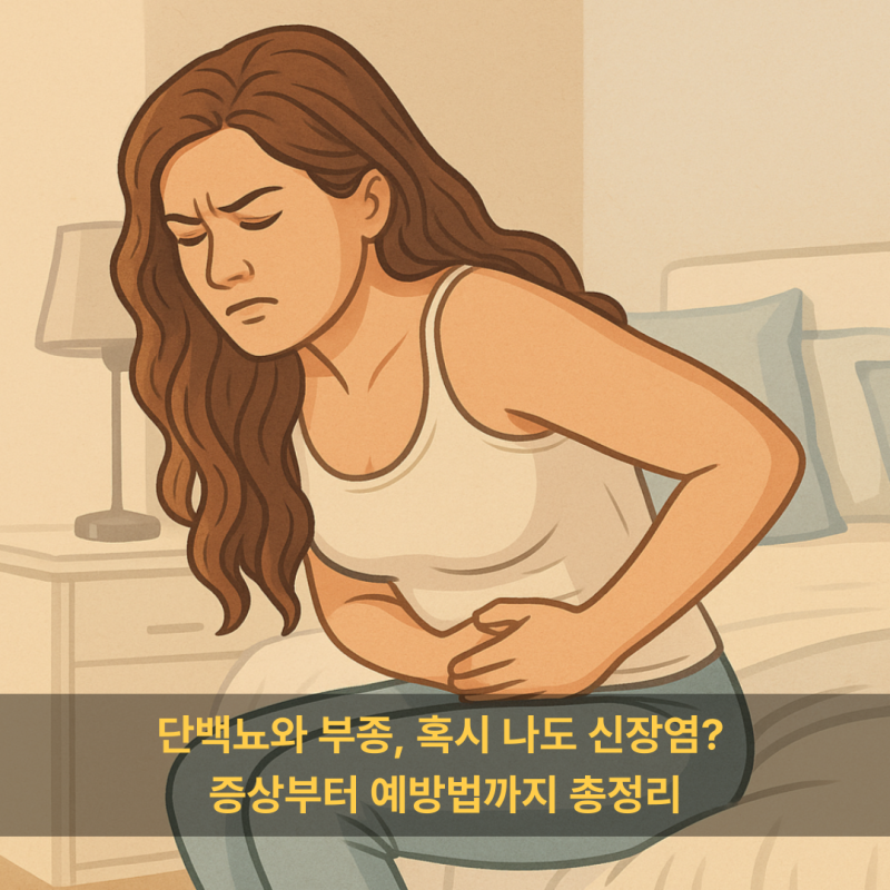 단백뇨와 부종, 혹시 나도 신장염? 증상부터 예방법까지 총정리