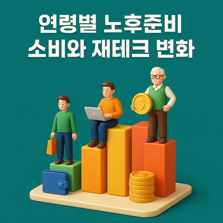  연령별 노후준비를 위한 소비와 재테크