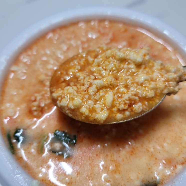  [풀무원] '한끼몽글순두부 짬뽕순두부탕'후기 /195kcal인데 진짬뽕맛 나요!