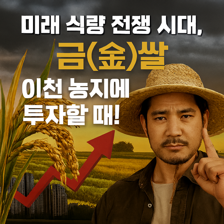  "금(金)쌀" 이천 농지에 투자할 때!이천IT부동산이 주목하는 진짜 가치[이천토지]