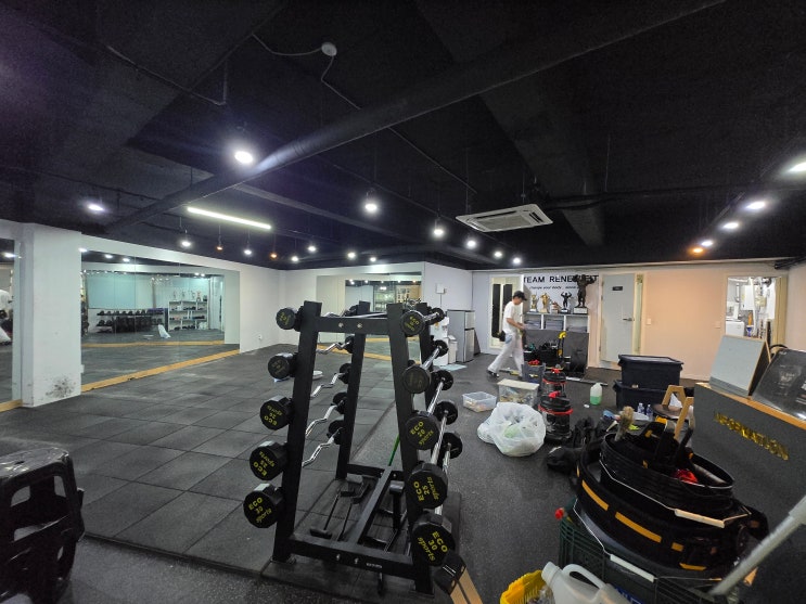  [네모 청소] 인천 상가 에어컨 분해 청소 간석동 리뉴핏PT 1:1 헬스장 4way 벽걸이 에어컨 분해 청소 후기