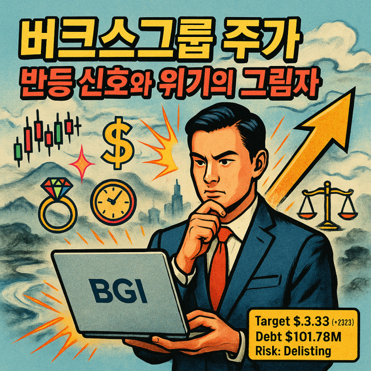  버크스 그룹 주가 (BGI 주식) 반등 기회인가?