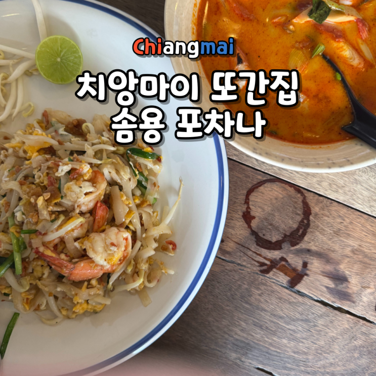  치앙마이 팟타이 맛집 어디가 진짜일까? 솜용 포차나 로컬 또간집 메뉴 가격 결제 팁 최신정보