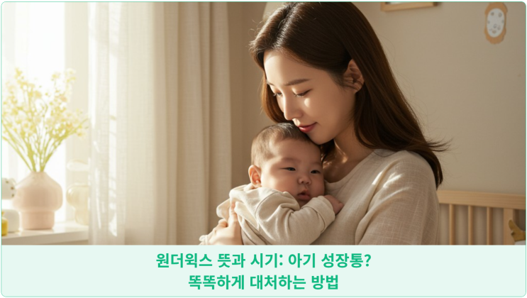  원더윅스 뜻과 시기: 아기 성장통? 똑똑하게 대처하는 방법