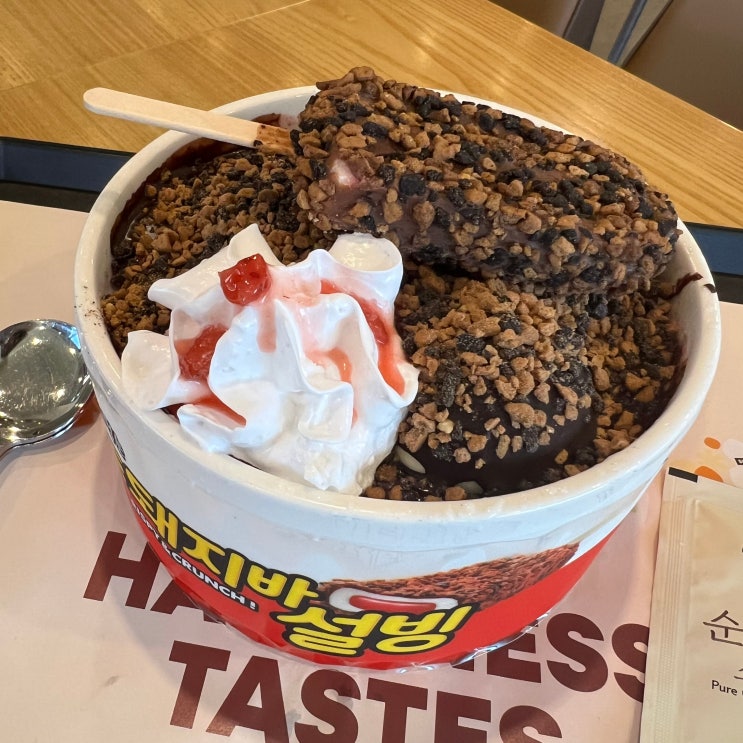  설빙 수원행리단길행궁점 깨먹는 돼지바설빙