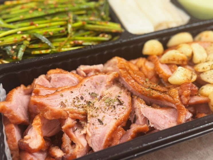  서울 마곡 배달맛집 효자오리바베큐 오리고기 포장 후기