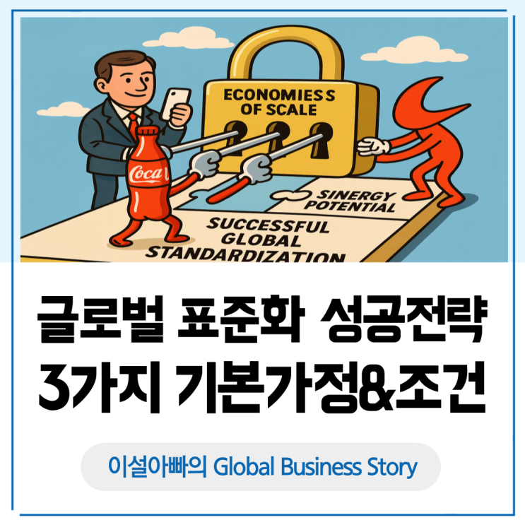  성공적인 글로벌 표준화 전략을 위한 3가지 기본 가정과 필수 조건