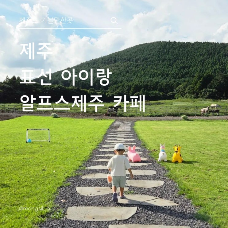  아이랑 제주여행, 표선 알프스제주 말목장에서 행복한 하루