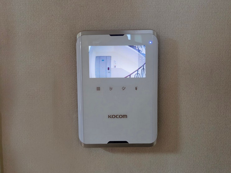  일산 문촌마을1단지우성아파트 코콤 비디오폰 KCV-R431E 교체 설치