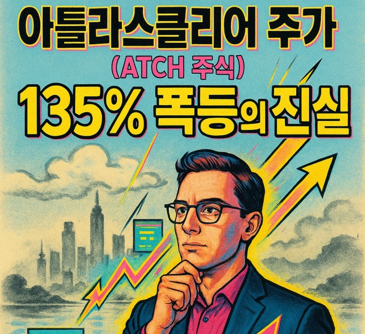  아틀라스클리어 홀딩스 주가 (ATCH 주식) 자회사 실적 295% 폭등신호?