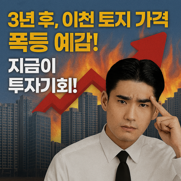  "3년 후, 이천 땅값 폭등 예고! 지금 투자해야 할 이유는?"[이천부동산]