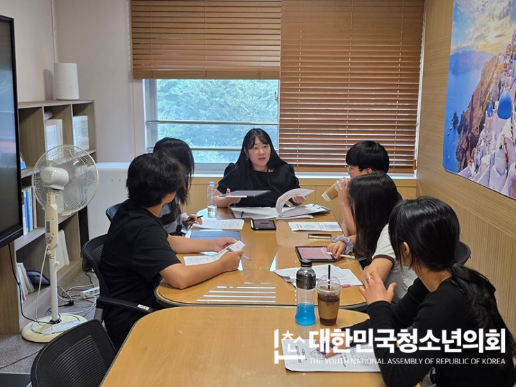 성남시 청소년의회가 윤지희 사무국장에게 특별한 멘토링을 받다