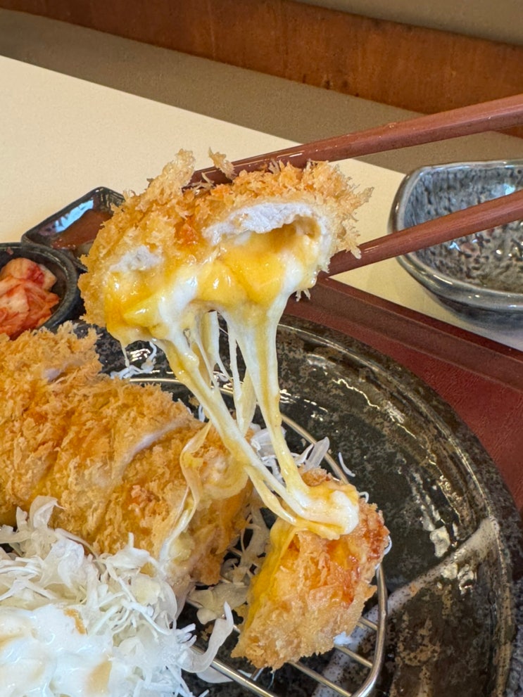  논현역 직장인 맛집 치즈돈카츠 냉모밀 잘하는 원카츠