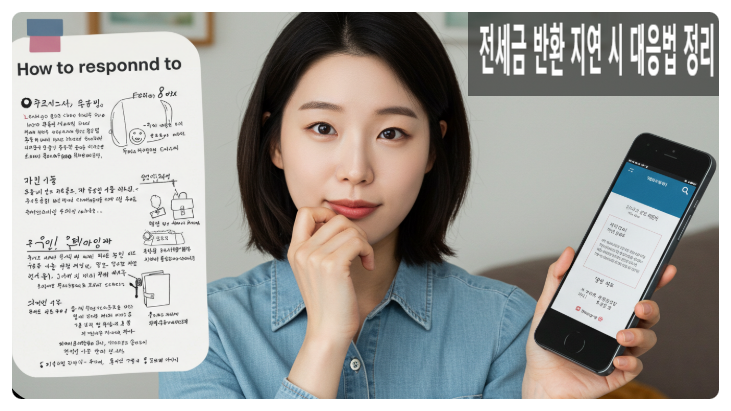  “전세금 못 돌려받을 때 4단계 대응 전략 문자 작성 요령부터 소송·보증보험까지 완전정리”