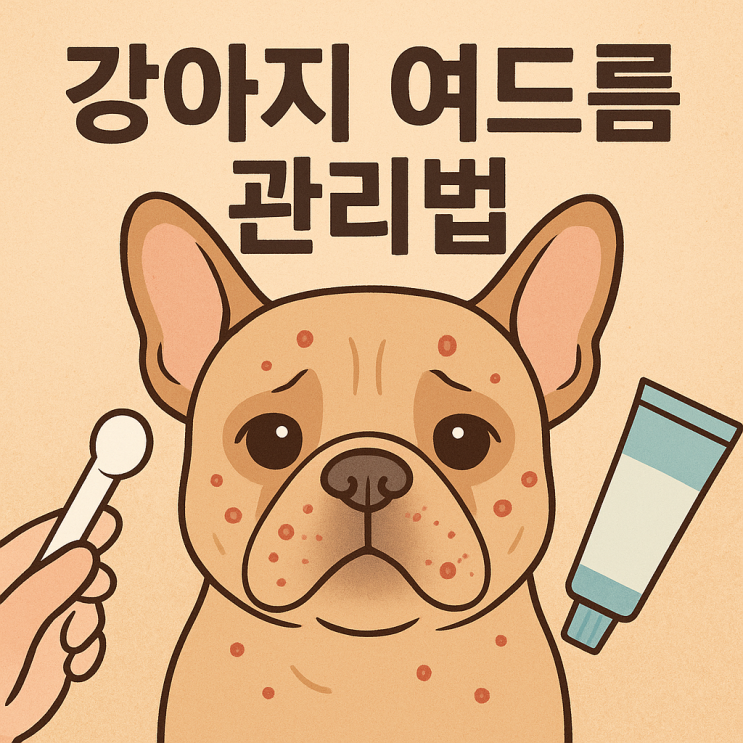  강아지 여드름 관리법, 피부 건강 지키는 방법