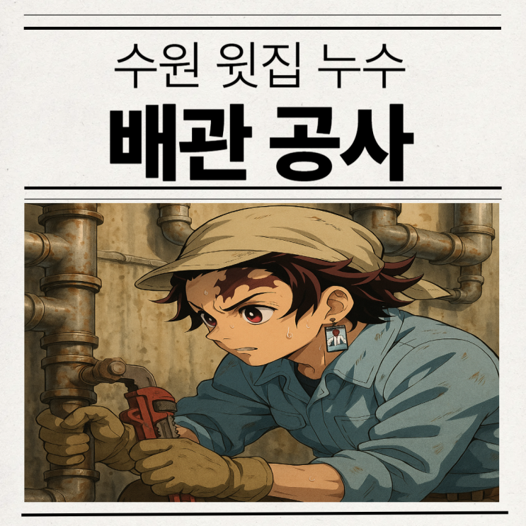 수원 윗집 누수 전문 업체를 통한 공사 및 보험처리 방법