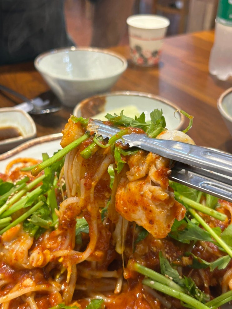  신내담 아구찜 & 해물수제비 | 회식·모임장소로 좋은 안산아구찜 맛집 추천